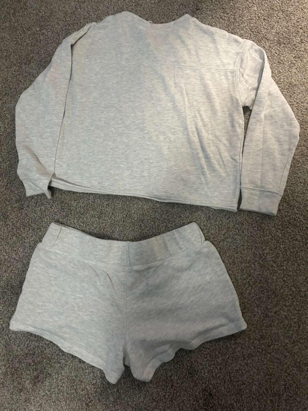 Warriors Grey Pajama Set - Crewneck Top & Shorts - Picture 3 of 3